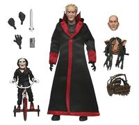 Jiumaocleu Figurine Ultimate Jigsaw Killer - Figurine d'Halloween John Kramer Billy la marionnette en PVC de 18 cm pour adulte - Article de collection d'Halloween et de Noël (noir)