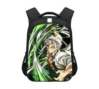 Jiumaocleu Kamado Nezuko Sac à dos en toile imprimée pour enfants Motif dessin animé, Shinazugawa Sanemi., 30.5x16x44cm