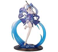 Jiumaocleu Kamisato Ayaka Figure Statue - 25 cm Anime Figure Model Sculpture Cartoon Game Character Girls Action Figure Handmade Collectible New Year Cadeaux