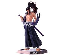 Jiumaocleu Kokushibo Figurine Statue - 30 cm PVC Anime Figure Model, Grande taille Kimetsu No Yaiba Sculpture faite à la main Décoration de bureau à collectionner
