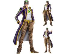 Jiumaocleu Kujo Jotaro Action Figure Statue - 17 cm Anime Figure Model Set avec accessoires | Visage variable | Joint mobile | PVC fait à la main décoration de bureau cadeaux d'anniversaire