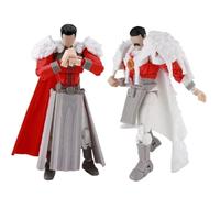 Jiumaocleu Lot de 2 figurines d'action de l'empereur Argall Thragg - Mark Grayson - Figurines de collection imprimées 3D à plusieurs articulations avec accessoires et décorations amovibles - 14 cm