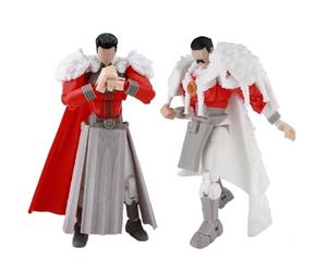 Jiumaocleu Lot de 2 figurines d'action de l'empereur Argall Thragg - Mark Grayson - Figurines de collection imprimées 3D à plusieurs articulations avec accessoires et décorations amovibles - 14 cm