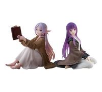 Jiumaocleu Lot de 2 figurines de fougère de l'anime Frieren - 13 cm - En PVC - Décoration de bureau - Figurine de collection