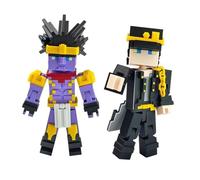 Jiumaocleu Lot de 2 figurines JJBA - Jotaro Star Platinum Super Action Statue Jotaro articulée non détachable Figurine de collection imprimée 3D 14,5 cm