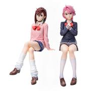 Jiumaocleu Lot de 2 statues Ayase Momo Shiratori de 15 cm - Figurine d'uniforme Ayase Momo - Décoration de bureau - Cadeaux pour les fans