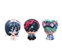 Jiumaocleu Lot de 3 figurines Ivan Till - Mini statue de Sua assise - En PVC - 6 cm - Décoration de bureau - Cadeaux