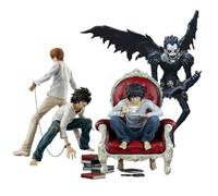 Jiumaocleu Lot de 4 Figurines Yagami légères de Ryuuku et L de Death Note - Figurine d'action Faite à la Main - Décoration de Bureau - Cadeaux d'anniversaire