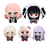 Jiumaocleu Lot de 5 figurines de dessin animé Kyouko Kirigiri - 10 cm - Nagito Komaeda/Nanami Chiaki/Enoshima Junko - Mini figurine de dessin animé - Cadeau de décoration