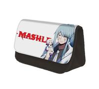 Jiumaocleu Mashle Trousse à crayons Magic and Muscles Mash Burnedead Grande capacité Anime Papeterie Sac à double fermeture éclair Boîte à crayons Organiseur de bureau portable pour étudiants, Type