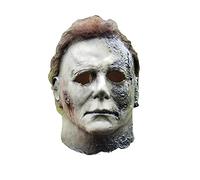 Jiumaocleu Masque de cosplay Michael Myers - Halloween tue Michael Myers - Masque d'horreur en latex - Accessoire de déguisement pour Halloween, carnaval, cosplay adulte