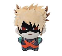 Jiumaocleu MHA Figure Bakugou Katsuki Peluche | Poupées Bakugou Katsuki 10 cm Coussin Coussin Fourrure Voiture Sac Décoration Cadeau pour les Fans