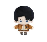 Jiumaocleu Poupées douces Anime Levi - Mini figurine Levi/Eren Jaeger pour sac à dos, décorations cadeaux 10 cm