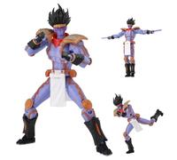 Jiumaocleu Star Platinum Figurine d'action imprimée 3D multi-articulations de l'anime Star Platinum Figurine de collection Décoration de bureau 16 cm