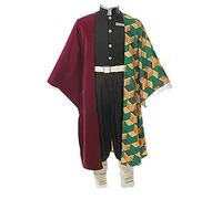 Jiumaocleu Tomioka Giyuu Costume de cosplay Anime pour homme Cape pour homme Costume complet pour Halloween, carnaval, fête