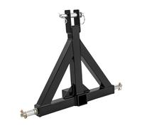 jiumxliu Barre d'attelage de remorque à 3 points - Tracteur 2" - Noir - Fer - Durable - Industriel
