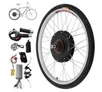 jiumxliu Kit de conversion pour vélo électrique 28" 48 V 1000 W - Moteur arrière - 45-55 km/h - 5 niveaux PAS, régulateur de vitesse, écran LCD, paquet de contrôleur pour frein à disque/V
