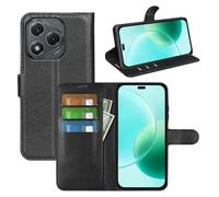 JIUNINE Coque pour Honor 400 Lite, Antichoc Housse Étui en Cuir PU Premium Flip Case Portefeuille [Porte Carte] [Béquille] [Fermeture Magnétique] pour Honor 400 Lite, Noir