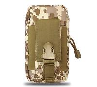 JIUNINE Sac de Taille Tactique Multifonctionnel Extérieur Coque pour Telephone Portable Incassable for Blackview, Convient pour Les Sports, Les Voyages, Camo3