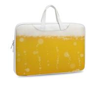 JiuPopular Housse en cuir pour ordinateur portable, pochettes pour ordinateur portable Bubbles And Beer