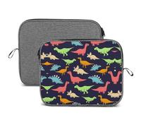 JiuPopular Housse pour ordinateur portable 14 pouces, housse pour ordinateur portable Monster Dinosaure Flocon de neige