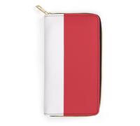JiuPopular Portefeuille en cuir, drapeau italien, petite taille et grande capacité, facile à transporter, Style :, 19.7x10.5cm, Moderne