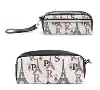 JiuPopular Trousse à crayons en cuir - Motif drapeau de l'Allemagne - Pour le bureau et l'école, les voyages d'affaires ou la petite boîte à outils, trousse de maquillage, Style-2, 20*10*5.5cm