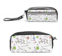 JiuPopular Trousse à crayons en cuir, motif guépard, trousse de papeterie utilisée comme trousse à crayons pour le bureau et l'école, sac de voyage d'affaires ou petite boîte à outils, trousse de