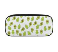 JiuPopular Trousse à crayons en polyuréthane, sac de papeterie avocat utilisé comme trousse à crayons pour le bureau et l'école, sac de voyage d'affaires ou petite boîte à outils, trousse de