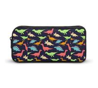 JiuPopular Trousse à crayons, trousse de papeterie Monster Dinosaure, utilisée comme trousse à crayons pour le bureau et l'école, sac de voyage d'affaires ou petite boîte à outils, trousse de