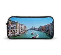 JiuPopular Trousse à crayons, Venise ItalyStationery Bag utilisée comme trousse à crayons pour le bureau et l'école, sac de voyage d'affaires ou petite boîte à outils, trousse de maquillage pour