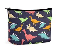 JiuPopular Trousse de maquillage portable avec fermeture éclair pour un usage quotidien, voyage, Monster Dinosaure, Taille unique