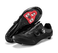 JiuQing Chaussures Cyclisme Route Unisexe Compatible avec Peloton Spin Vélo | Compatibles Avec Pédales SPD-SL Avec Cales Delta Chaussures Vélo Intérieur Extérieur Pour Hommes Femmes Mesh Respirante