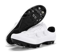 JiuQing Chaussures VTT Unisexe Chaussures Cyclisme avec Cales SPD 2 Boulons | Mesh Respirante Légères Compatible Avec Les Vélos Peloton Spin SPD Chaussures Vélo D'intérieur D'extérieur