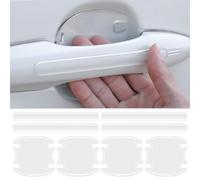 jiuqiwang Lot de 8 Protection Poignées Porte Voiture pour VW Caddy Maxi Panel Van IV, Autocollants Transparents Protègent Efficacement Voiture Porte Poignées