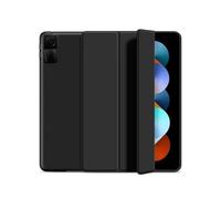 JiuRui Accessori, Anti Drop Silicone Shell, Triple Fold Tablet Protective Case Suitable for Redmi Pad 2 11 inch 2023(Noir)