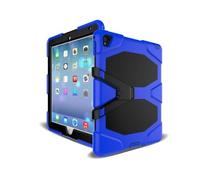 JiuRui Accessori, Anti-Drop TPU+Silicone Shell, Bracket Protective Case Suitable for iPad 11th Gen 2025/10th Generation-10.9-inch Universal(Bleu)