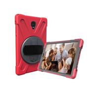 JiuRui Accessori, Hand/Shoulder Strap Anti Drop Shell Protective Case Suitable for Samsung Galaxy Tab A8 10.5 inches X200/X205(Rouge)