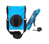 JiuRui Accessori, Wristband/Shoulder Strap Anti Drop Protective Shell Case Suitable for iPad 11 Gen 2025/10Gen-10.9 inches(Sky Blue+Strap)