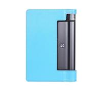 JiuRui étuis et Housses, Folio Flip PU Leather Stand Case Compatible with Lenovo Yoga Tab 3 YT3-X50F YT3-X90F/M 10.1 inch(Bleu,Yoga YT3-X50F 10.1in)