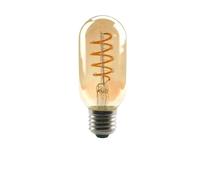 JiuRui LED Ampoules, Lot de 5 ampoules LED à filament spiralé E14/E27 AC220 V 2200 K 4 W rétro Edison lampe C35 T45 A19 A60 ST64 G80 G95 G125(T45 E27 4W)