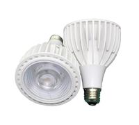 JiuRui LED Ampoules, Pack de 2, projecteur LED COB PAR30 40W AC220V E27 15/24/36 °, projecteur de projet de magasin de centre commercial en aluminium à gradation(Warm white)