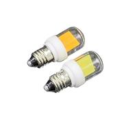 JiuRui LED Ampoules Paquet de 10, Mini Lampes LED COB AC220V 5W BA15D/BA15S/E11/E12/E14/G4/G8/G9, Couvercle en Verre + céramique(Warm White,E11)