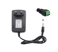 JiuRui LED Lampe Alimateur d'éclairage 1pc Adaptateur de transformateur de chargeur AC 110V 220V à DC 12V 2A 3A RGB bande de LED 2.5 * 5.5mm Jack (Wattage : 2A)