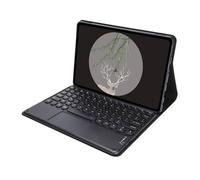 JiuRui Tablettes Accessoires, Clavier Tactile détachable avec Touches Rondes, étui de Protection à Rabat en Cuir Compatible avec Samsung Galaxy Tab S9 Ultra (14,6 Pouces)(Noir)