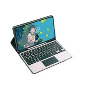JiuRui Tablettes Accessoires, Étui en Cuir PU et TPU avec Support et Clavier Amovible, Compatible avec Samsung Galaxy Tab A9 Plus 11 Pouces SM-X210/X216/X218(Dark Green+Keyboard)