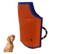 JIURUOZ Boudin À Mordre en Jute pour Chien, Housse de Protection Contre Les morsures de Chien, adaptée à la Formation du Berger Allemand/Chien de Garde(Orange)