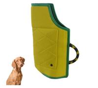 JIURUOZ Boudin À Mordre en Jute pour Chien, Housse de Protection Contre Les morsures de Chien, adaptée à la Formation du Berger Allemand/Chien de Garde(Yellow)