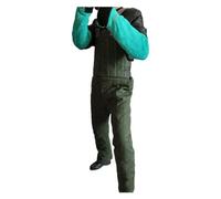 JIURUOZ Combinaison de Dressage pour Chien, Combinaison Professionnelle Anti-morsures, vêtements de Dressage for renforcer la sécurité des Chiens(Armygreen,Large)