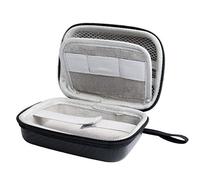 Jiusion Étui Rigide pour Carson Microscope de Poche MicroBrite Plus (MM-300 ou MM-300MU) et MicroFlip (MP-250 ou MP-250MU) Rangement de Voyage Comprenant Mousqueton et Sangle